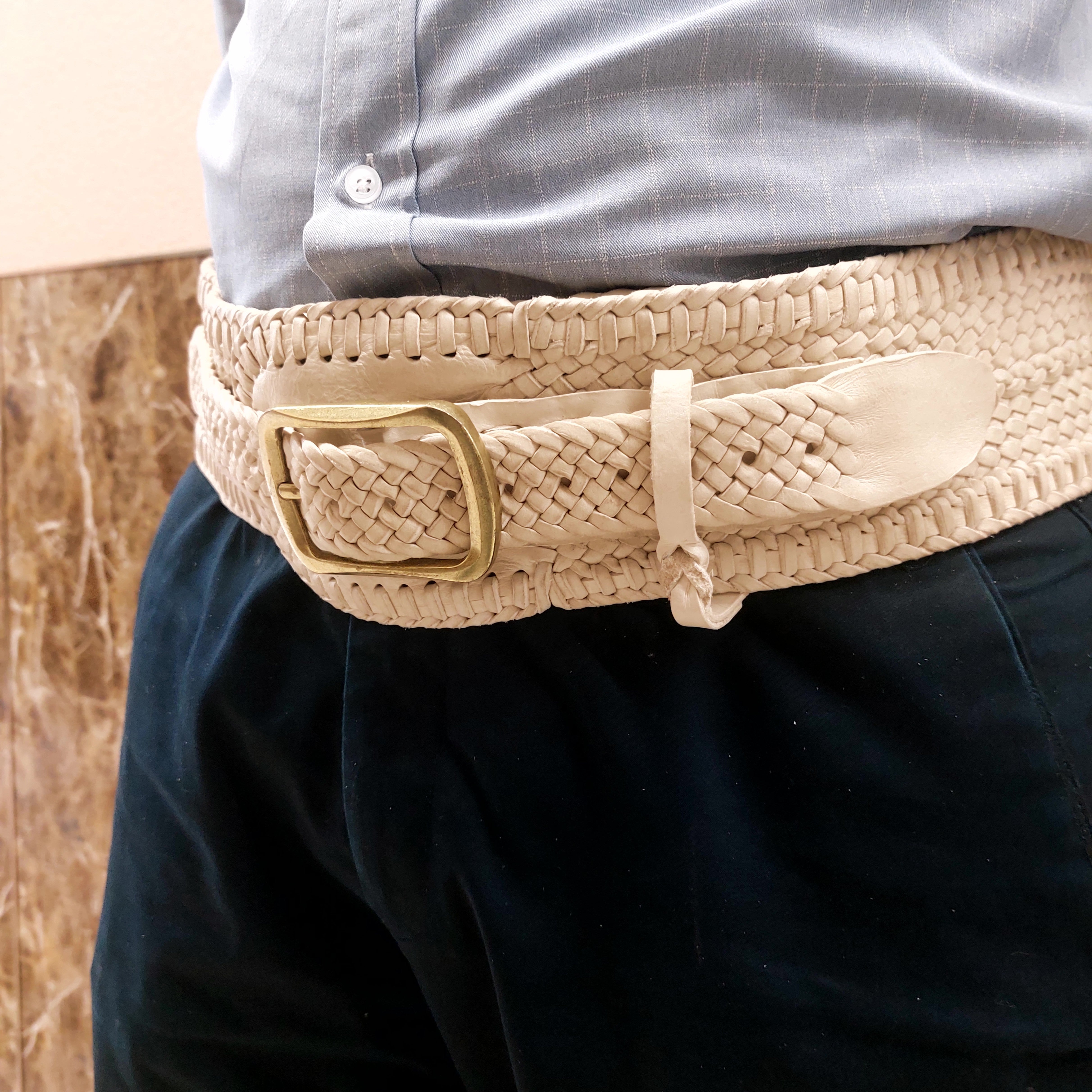 Traditional Wide Leather Belt (for the back)