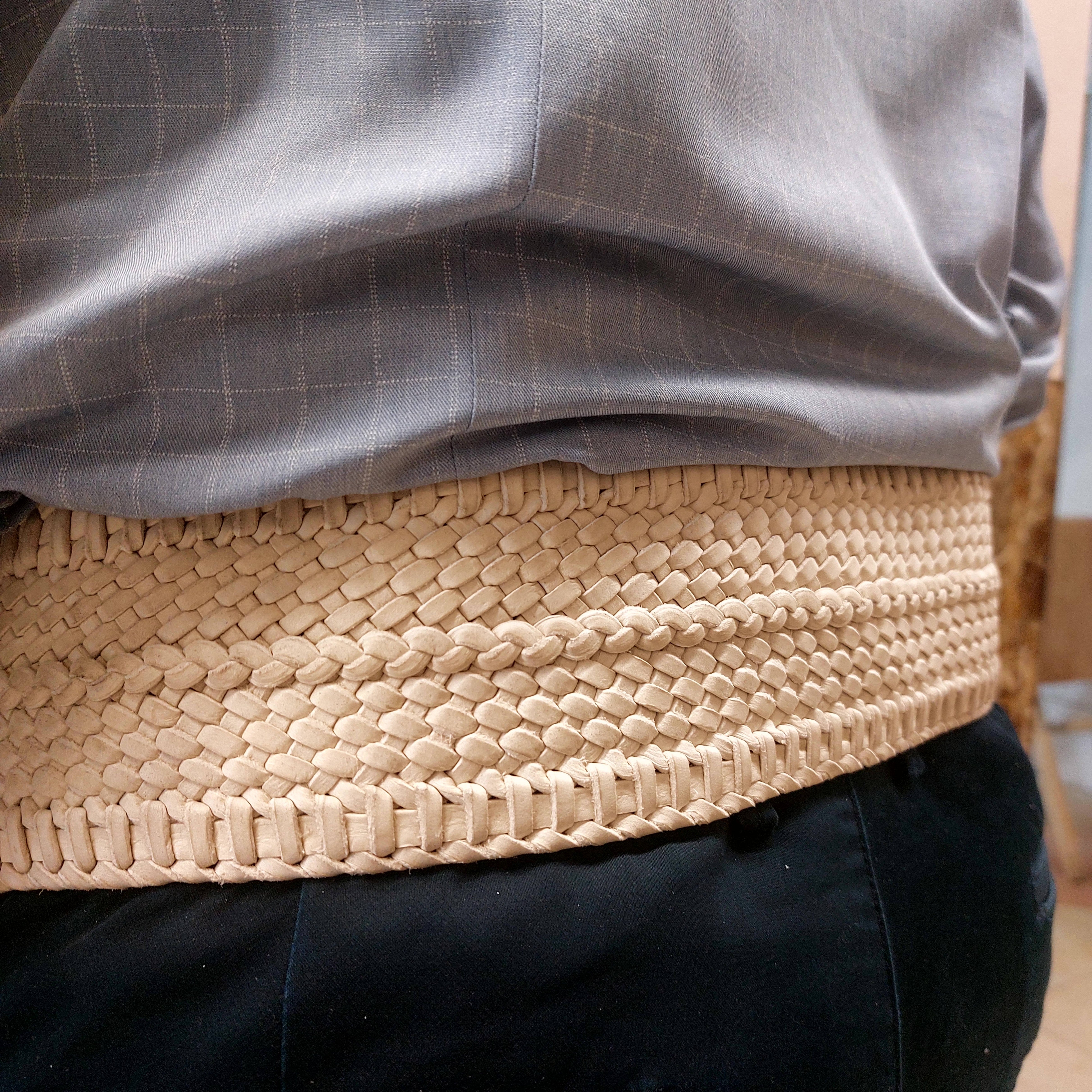 Traditional Wide Leather Belt (for the back)