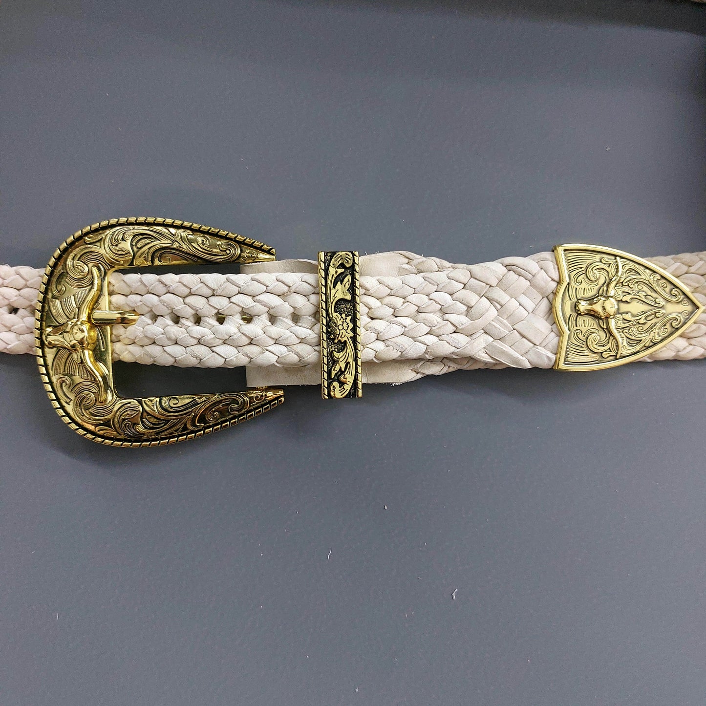 Handcrafted Leather Belt and Mongolian Leather Bag