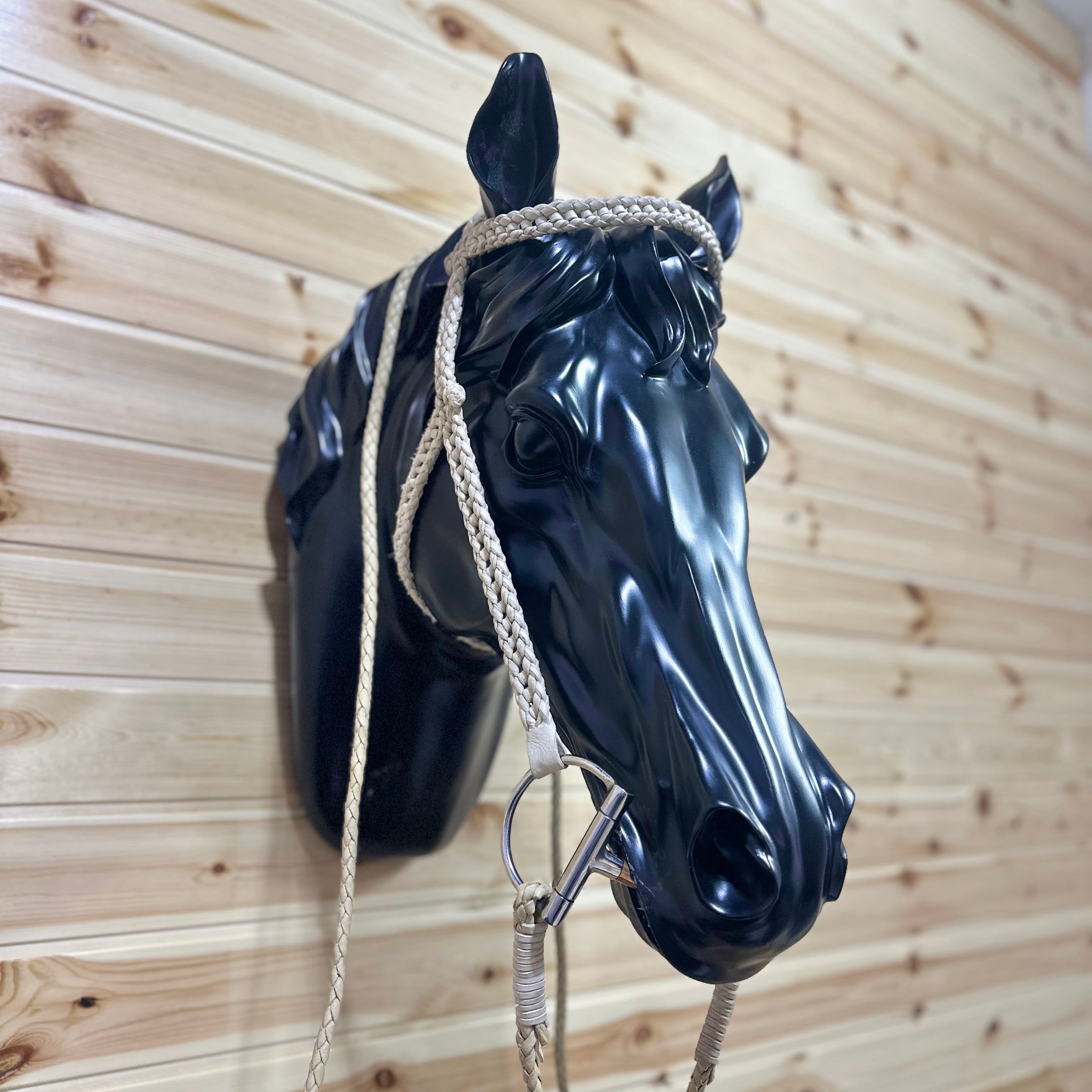 Traditional Mongolian Braided Rawhide Halter