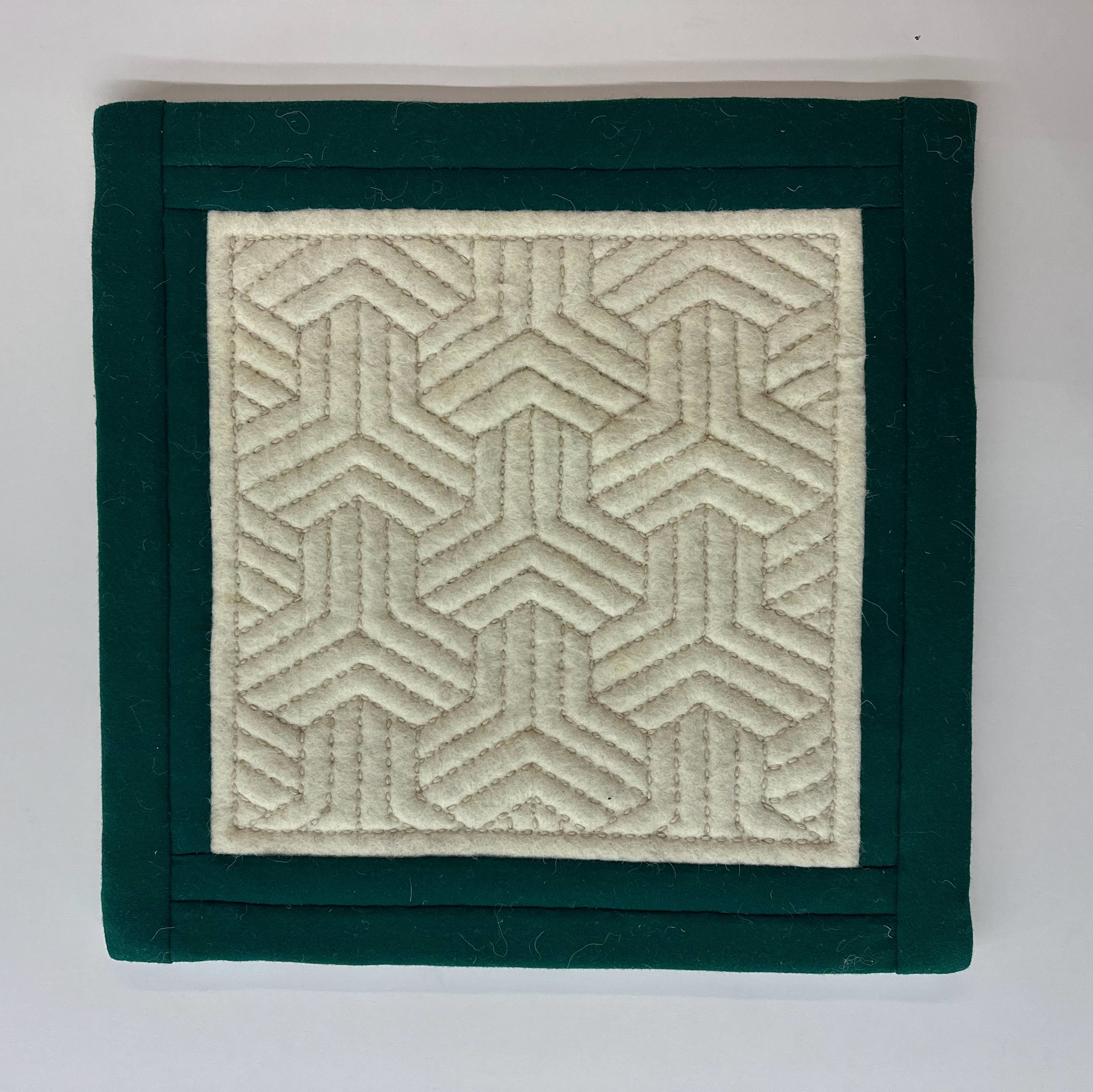 Wool Felt Chair Pad – Handcrafted Mongolian Seat Cushion