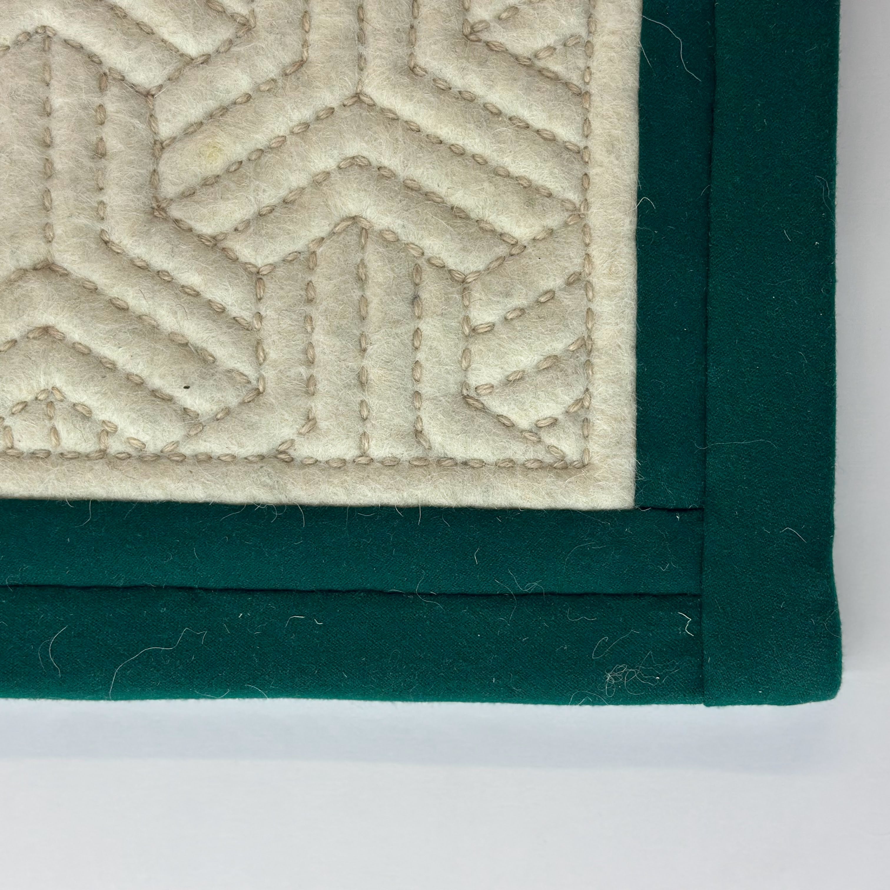 Wool Felt Chair Pad – Handcrafted Mongolian Seat Cushion